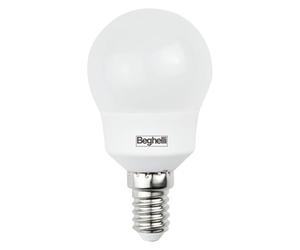 Beghelli - Superled Sfera Ampoule LED 7W, Équivalent Incandescent 50W, Consommation d'Énergie Réduite, Lumière Blanche Chaude, Flux Lumineux Immédiat, Remplacement Parfait - Lumière Froide 7W, 1 pièce