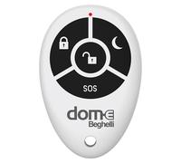 Beghelli - Télécommande antivol avec Technologie Lora, Pile CR2032 Incluse, Bouton SOS, portée 100 mètres, pour Centrale Dom-e Code 60105