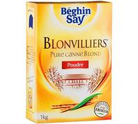 Béghin-Say Blonvilliers Pur Canne Blond Poudre 1Kg (lot de 3)