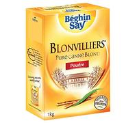 BEGHIN SAY - Le Blonvillier Poudre, Sucre en Poudre avec Étui Pratique - 1kg - Lot De 4