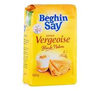 BEGHIN SAY - Saveur Vergeoise Blonde Nature 500G - Le secret des pâtisseries réussies - Idéal pour sucrer vos recettes préférées - 500g de douceur pure - Le Lot De 4