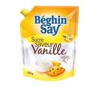 Béghin Say - Sucre Aromatisé à la Vanille Bourbon - Format Doypack 650g - Lot De 3