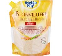 Béghin Say Sucre Blonvilliers Pure Canne Blond Poudre 750g (lot de 6)