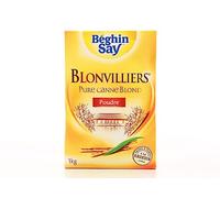 BEGHIN SAY - Sucre en Poudre Fin Blanc, Bec Verseur Pratique pour Desserts, 1 kg - Lot De 4