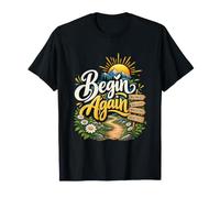 Begin Again Mountain Sunrise Nouveaux départs T-Shirt