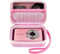 Beginner Digital Camera Bag 8X HD Digital Zoom 21MP 1080P HD 2.7"" Small Storage Case,Pink,Compact and protective