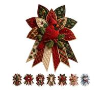 Beginner-Friendly Oversized Christmas Character Quilted Door Hanger | Christmas Patchwork Fabric DIY Decor Kit with Pattern and Fabric, Handmade Holiday Ornament for Front Door Porch(#D)