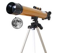 Beginner HD Astronomical Telescope, 600x50mm Professional Monocular Refraction Telescope with Adjustable Tripod WOWCSXWC