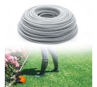 Begonia Fil de coupe 3,0 mm x 40 m avec noyau en métal, fil d'acier pour débroussailleuse, fil de nylon pour débroussailleuse, fil de coupe Makita, pour herbe, jardin, mauvaises herbes