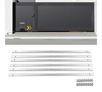 Begoniape Kit d'entraînement pour portail coulissant 750 W - Kit complet avec clé d'accouplement et télécommande (batterie non incluse)