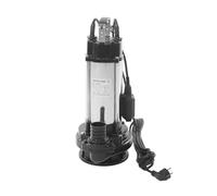 Begoniape Pompe submersible pour eaux usées 26 000 l/h, débit : 26 000 l/h, profondeur d'immersion : max. 20-30 m, interrupteur à flotteur réglable, câble de raccordement de 6 m, 2200 W