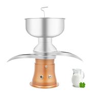 Begoniape Séparateur de lait électrique avec réservoir de lait de 5 l, centrifugeuse électrique de 50 l/h pour lait de vache, lait de chèvre, teneur en crème réglable, forte force centrifuge