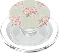 Bégonias Provincial Vintage French Country Soft Sage PopSockets PopGrip pour MagSafe