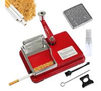 BeGrit Machine a Tuber les Cigarettes φ 8mm Cigarettes de machine avec Boîtes à Cigarettes Machine à Bourrer Machine a cigarette Machine pour Roulage de Cigarettes Tubeuse Cigarette, Rouge