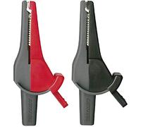Beha Amprobe 370012 Jeu de pinces crocodiles de sécurité femelle 4 mm CAT III 1000 V, CAT IV 600 V rouge, noir
