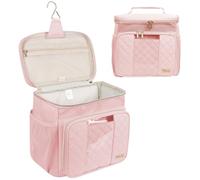 Behaesty Trousse de toilette de voyage pour femme, résistante à l'eau, trousse de toilette portable à suspendre pour voyage, dortoir universitaire, salle de bain, salle de sport, panier de douche