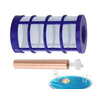 Behan Ioniseur de piscine de rechange en cuivre - Nettoyeur flottant de haute qualité, anode en cuivre, kit de rechange, nettoyage efficace de l'eau, excellent entretien du spa pour le traitement du