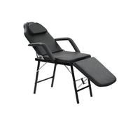 Fauteuil De Massage Pour Traitement Facial Simili-Cuir Noir