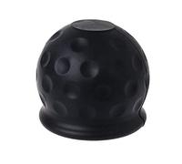 Behavetw Housse de Boule d'Attelage, Protecteur Universel de Boule d'Attelage de Remorquage de Voiture Housse en Caoutchouc Noir Capuchon de Boule d'Attelage (Noir)