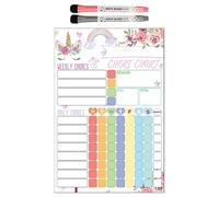 Behavior Chart Kids Dry Erase Whiteboard Magnetic Chore Daily Task Goal Tracker Responsibility Home Classroom Learning Reward Board Organization Motivation Educational Fun 20×30cm Tool