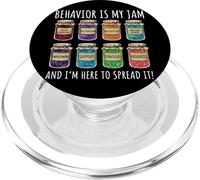 Behavior is My Jam and I'm Here to Spread It PopSockets PopGrip pour MagSafe