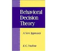 Behavioral Decision Theory E.C. Poulton (Auteur)
