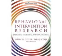 Behavioral Intervention Research - Czaja Sara PhD - Springer Publishing Co Inc - Livre en Anglais - Paperback Czaja Sara PhDCzaja Sara PhD (Auteur)
