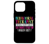 Behavioral Therapist Know Everything - Womens ABA Therapist Coque pour iPhone 16 Pro Max