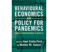 Behavioural Economics and Policy for Pandemics - Cambridge University Press - Cambridge University Press - Livre en Anglais - Paperback Cambridge University PressCambridge University Press (Auteur)