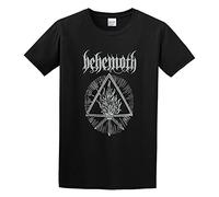Behemoth Furor Divinus Rock Band Jacket Hip hop College Style Distressed T-Shirt Black L