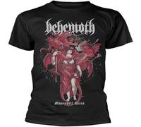 Behemoth - Moonspell Rites T-Shirt Casual Graphic Tees Black S