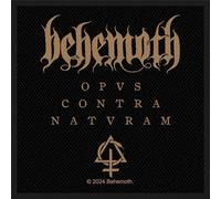 Behemoth Opus Contra Natvram Woven Patch Size Accessory Size