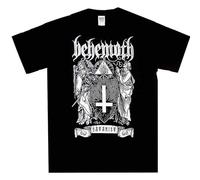 Behemoth The Satanist Men's T-Shirt Unisex Black Cotton Print Tee Shirts 3XL