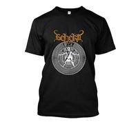 Beherit Drawing Down The Moon Men's T-Shirt Unisex Black Cotton Print Tee Shirts S