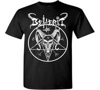 Beherit Pentagram T Shirt Metal Death Emperor Blasphemy Dark Throne Men T-Shirt Fashion Top Tee Black L