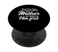 Behind Every Baseball Player is Baseball Mom for Mothers Day PopSockets PopGrip Adhésif