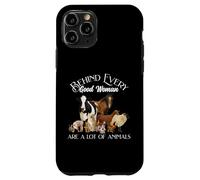 Behind Every Good Woman are a lot of Animals Farm Country Coque pour iPhone 11 Pro