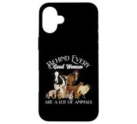 Behind Every Good Woman are a lot of Animals Farm Country Coque pour iPhone 16 Plus