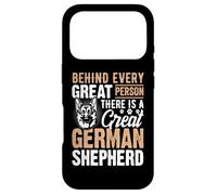 Behind Every Great Person There is A Great German Shepherd Coque pour iPhone 17 Pro
