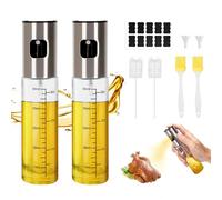 Behiruch 2 Pièces Spray Huile Cuisine Air Fryer, 100 ml Vaporisateur Huile Cuisine, Spray Huile D'olive, Pulverisateur Huile Cuisine pour Friteuse Grill