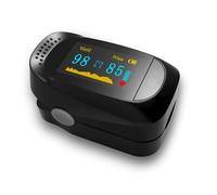 Behler - Oxymètre de Doigt Professionnel C101A2 - Mesure de la saturation en oxygène (SpO₂) et de la fréquence cardiaque - Oxymètre de Pouls - Saturomètre - Écran Couleur OLED 4 Vues - Portable