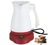 Behogan Cafetière électrique, 500 ml 500 W, cafetière turque, cafetière turque, cafetière électrique, cafetière turque pour la maison, le bureau, blanche
