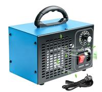 Behogan Générateur d'ozone 60 000 mg/h, générateur d'ozone O3, purificateur d'air pour voiture, avec minuterie de 60 minutes, jusqu'à l'appartement, ozoniseur industriel avec poignée, pour voiture