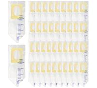 Behogan Lot de 120 sacs à urine pour bébé - 100 ml - Pour les déplacements - Pour enfants - Avec surface adhésive et protection contre les fuites - Convient pour les enfants en voyage - Emballé