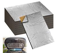 Behogan Lot de 15 plaques Alubutyl Dämmmatte: Dämmmatte autocollante 250 * 180 * 5 mm, isolation résistante au feu et imperméable, anti-vibration, anti-bruit autocollant, Dämmmatte autocollant pour