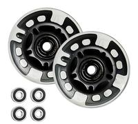 Behogan Lot de 2 roues pour trottinette, 100 mm de remplacement pour trottinettes de stunt, roues compatibles avec la plupart des trottinettes de stunt, trottinettes à pied
