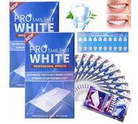 Behogan Lot de 56 bandes blanchissantes professionnelles pour blanchiment des dents - Élimination efficace des taches