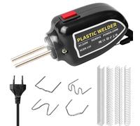 Behogan Poste à souder en plastique 100 W avec 200 clous de soudage en 4 types, kit de réparation de pare-chocs de voiture, kit de réparation en plastique, 500 °C max