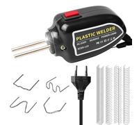 Behogan Poste à souder en plastique 100 W avec 200 clous de soudage en 4 types, kit de réparation en plastique, réparation de pare-chocs de voiture, 500 °C max