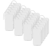 Behogan Tens Lot de 24 électrodes autocollantes Tens 40 x 80 mm - Kit de rechange d'électrodes en gel autocollantes, pour douleurs dorsales et articulaires - Compatible avec la plupart des TENS